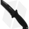 CRKT M60-14NK SOTFB Fixed Blade Knife Tanto (4.38" Black Serr) -Crkt CRKT SOTFB Black Serr Tanto M60 14NK BHQ 49727 jr