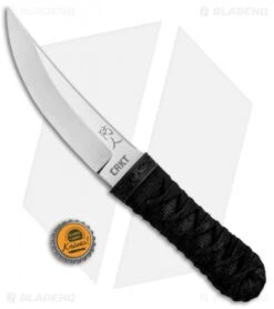 CRKT Sakimori Knife Fixed Blade (5.76" Satin) 2913N -Crkt CRKT Sakimori Blade Satin 2913N BHQ 15350 jr bottlecap