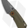 CRKT Schwarz Overland Compact Frame Lock Knife OD Green G-10 (2.24" Black) 6277 -Crkt CRKT Schwarz Overland Compact FL OD Green G 10 BW BHQ 178658 jr