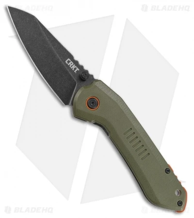 CRKT Schwarz Overland Frame Lock Knife OD Green G10 (2.99" Stonewash) 6280 3 CRKT Schwarz Overland Frame Lock Knife OD Green G10 (2.99" Stonewash) 6280