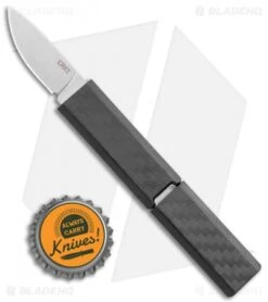 CRKT Scribe Fixed Blade Knife Black GRN (1.8" Stonewash) 2425 -Crkt CRKT Scribe Fixed Blade Black GRN SW 2425 BHQ 119327 jr bottlecap