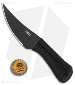 CRKT Scrub Tactical Fixed Blade Knife (3.75" Black) 2712 -Crkt CRKT Scrub Tactical Black 2712 BHQ 76694 jr bottlecap