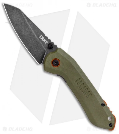 CRKT Schwarz Overland Frame Lock Knife OD Green G10 (2.99" Stonewash) 6280 5 CRKT Schwarz Overland Frame Lock Knife OD Green G10 (2.99" Stonewash) 6280 - Image 3