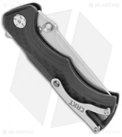 CRKT Tighe BT Fighter Compact Plunge Lock Knife Black GRN (2.875" SW) 5220 -Crkt CRKT Tighe BT Fighter Compact Plunge Lock Black GRN SW 5220 BHQ 103933 jr side