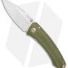 CRKT Exclusive Burnley Tuna Frame Lock Knife Green Micarta (3.3" Satin S35VN) -Crkt CRKT Tuna FL Green Micarta Satin BHQ 113868 jr