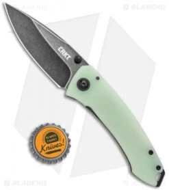 CRKT Tuna Frame Lock Blade HQ Exclusive Knife Natural G-10 (3.25" Smokewash D2) -Crkt CRKT Tuna FL Natural G 10 Smokewash 2520JKD2 BHQ 114002 jr bottlecap