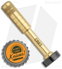 CRKT Wu Hex Bit Driver Tool - Brass 9911-2 -Crkt CRKT Wu Hex Bit Driver Tool Brass 9911 2 BHQ 119374 jr bottlecap