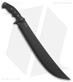 CRKT Onion ChanceInHell Machete Fixed Blade Knife (16" Black) K916KKP -Crkt CRKT chanceinhell machete 16in K916KKP BHQ 51844 er side