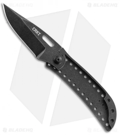 CRKT Desta Lock Back Folding Knife (2.50" Black Stonewash) 2784 3 CRKT Desta Lock Back Folding Knife (2.50" Black Stonewash) 2784