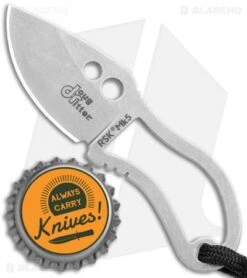 CRKT Doug Ritter RSK Mk5 Survival Fixed Blade Knife (1.8" Stonewash) DRMK5 -Crkt Doug Ritter RSK MK5 BHQ 121202 jr bottlecap