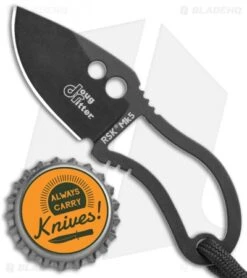 CRKT Doug Ritter RSK Mk5 Survival Fixed Blade Knife (1.8" Black) DRMK5K -Crkt Doug Ritter RSK MK5 Black BHQ 121203 jr bottlecap