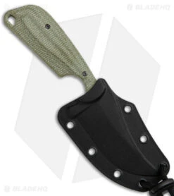 Flytanium Green Micarta + CRKT Folts Minimalist Persian Black (2.25" Satin) -Crkt Flytanium Green Micarta CRKT Folts Minimalist Persian Satin BHQ 174900 jr sheath