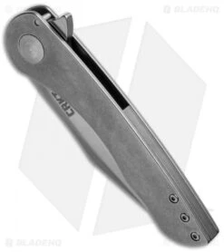 CRKT Jettison Frame Lock Flipper Knife (3.25" Stonewash) 6130 -Crkt ckrt jettison 6130 cm spine