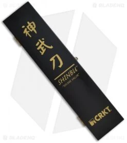 CRKT Shinbu Fixed Blade Tanto Combat Knife (9.25" Satin) 2915N -Crkt crkt 2915 shinbu case