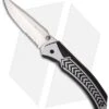 CRKT Lift Off Stainless Steel Spring Assisted Knife (3.5" Satin Serr) 6835 -Crkt crkt 6835 lift off