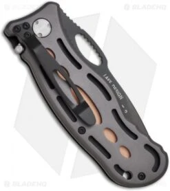 CRKT Lake Thunderbolt 2 Liner Lock Knife (3.43" Gray) 7130 -Crkt crkt 7130 thunderbolt 2 back