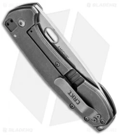 CRKT Vox Amicus Frame Lock Knife SS (3.375" Stonewash) 5445 -Crkt crkt amicus 5445 side cm