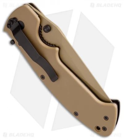 CRKT Crawford Kasper Liner Lock Knife Tan Zytel (3.75" Serr) 6783DZ 4 CRKT Crawford Kasper Liner Lock Knife Tan Zytel (3.75" Serr) 6783DZ - Image 2
