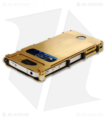CRKT INoxCase Stainless Steel IPhone 4/4S Case (Gold) INOX4G 3 CRKT INoxCase Stainless Steel IPhone 4/4S Case (Gold) INOX4G
