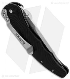 CRKT MJ Lerch Enticer Spring Assisted Knife (3.24" Satin Serr) 1061 -Crkt crkt lerch enticer 1061 side