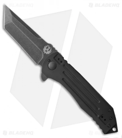 CRKT Ruger Knives 2-Stage Compact Tanto Flipper Knife (3.5" Black SW) R2103K 3 CRKT Ruger Knives 2-Stage Compact Tanto Flipper Knife (3.5" Black SW) R2103K
