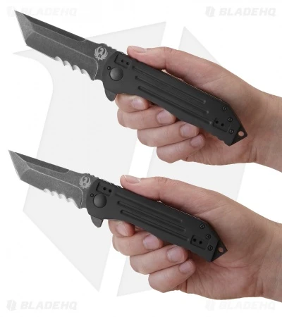 CRKT Ruger Knives 2-Stage Compact Tanto Flipper Knife (3.5" Black SW) R2103K 5 CRKT Ruger Knives 2-Stage Compact Tanto Flipper Knife (3.5" Black SW) R2103K - Image 3