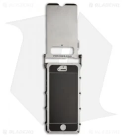 CRKT INoxCase Stainless Steel IPhone 5 Case 360Â° Cover INOX5SX -Crkt inox inoxcase iphone5 stainless steel satin 360 inox5sx open